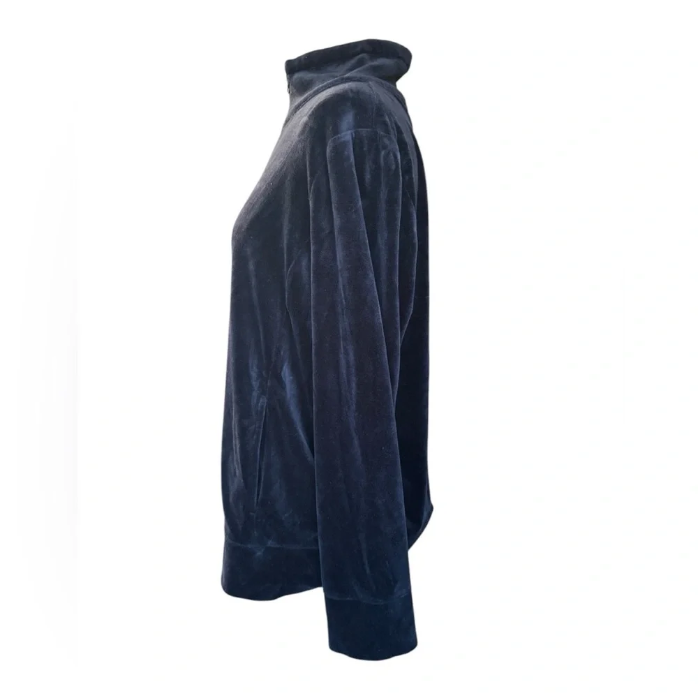 NWOT Talbots Velour‎ Zip Up Jacket